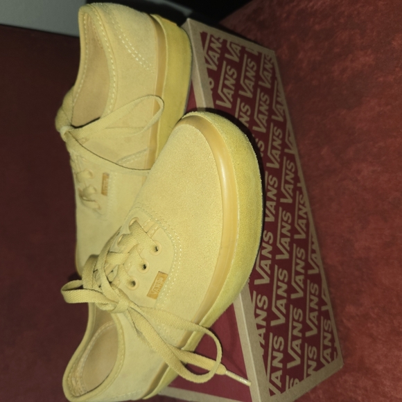 Vans Women's Sneakers Mustard Skater Casual Streetwear W 6.5 M 5 RARE HTF - Picture 8 of 15
